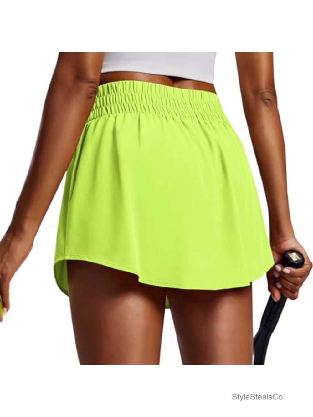 Womens Tennis Skirt High Waist Golf Skort with Pockets 15"